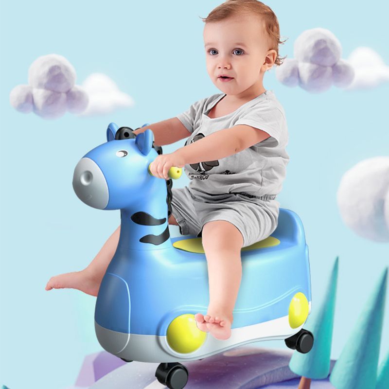 Eazy Kids - Horse Potty Car - Blue