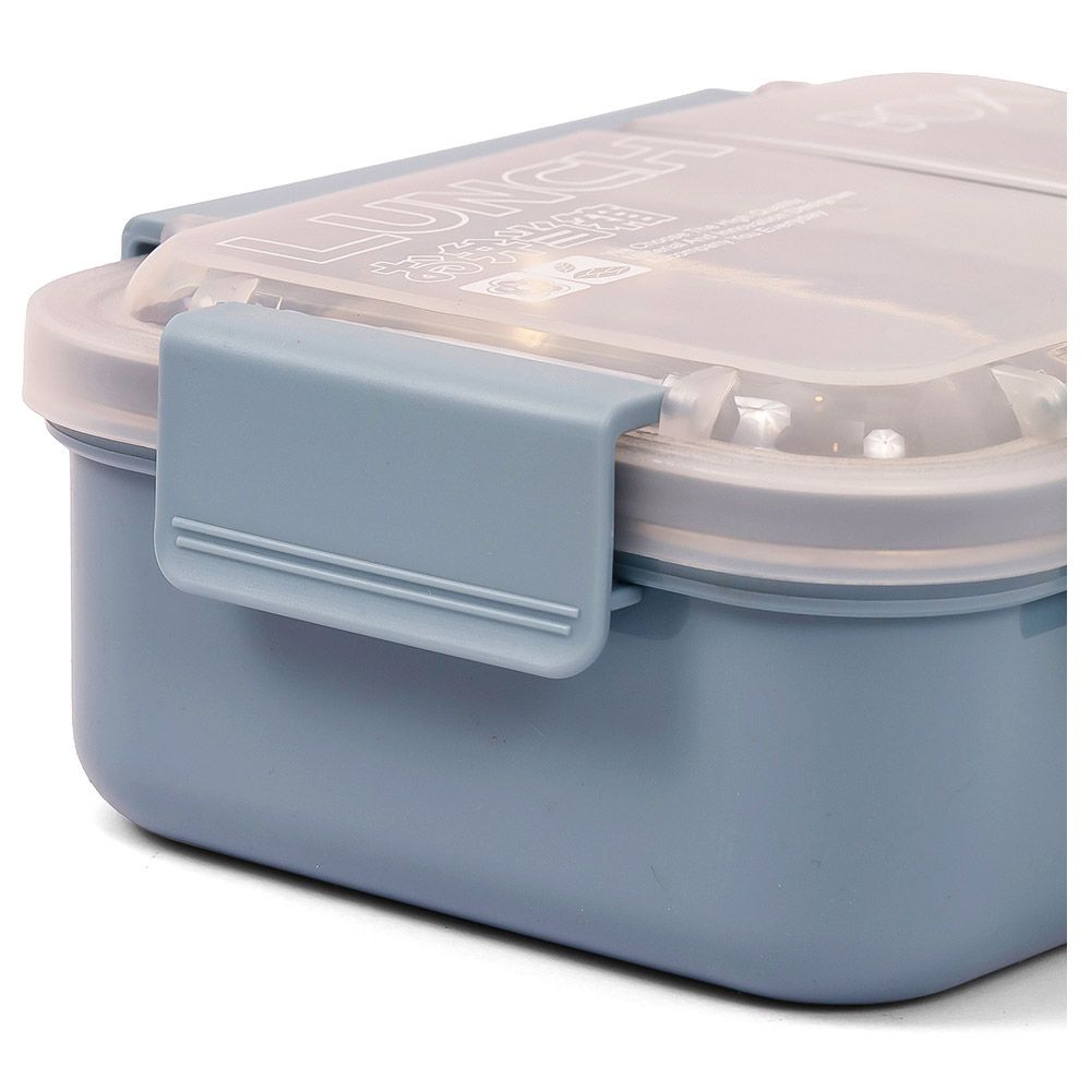 Eazy Kids - Stainless Steel 2 Compartment Lunch Box 1100ml - Blue