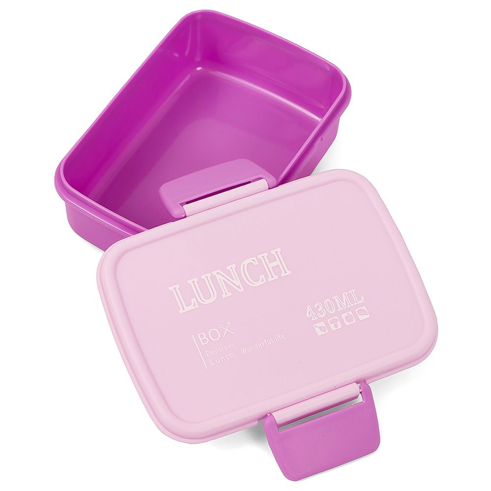 Eazy Kids - Space Lunch Box w/ Bottle - Purple