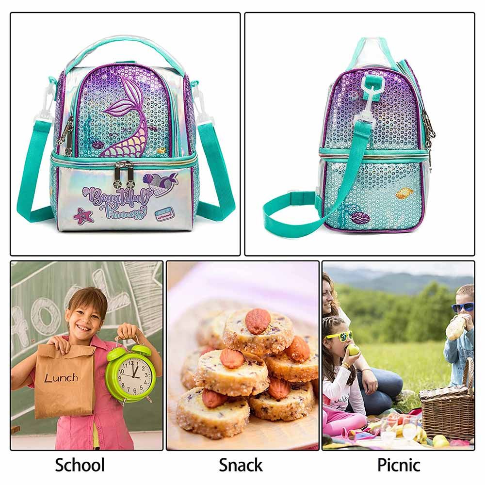 Eazy Kids - Lunch & Picnic bag - Mermaid Green