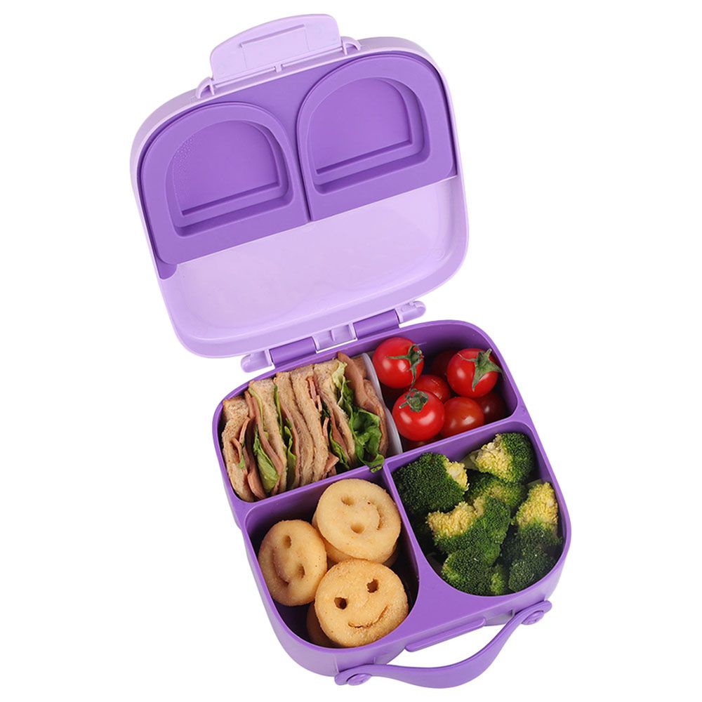 Eazy Kids - Bento Lunch Box w/ Handle - Purple