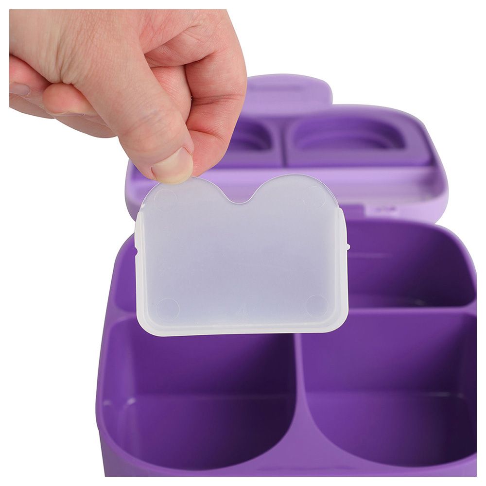 Eazy Kids - Bento Lunch Box w/ Handle - Purple