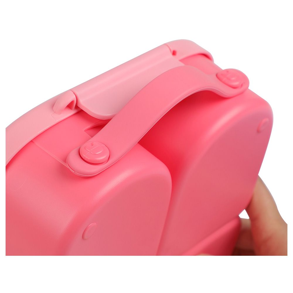 Eazy Kids - Bento Lunch Box w/ Handle - Pink