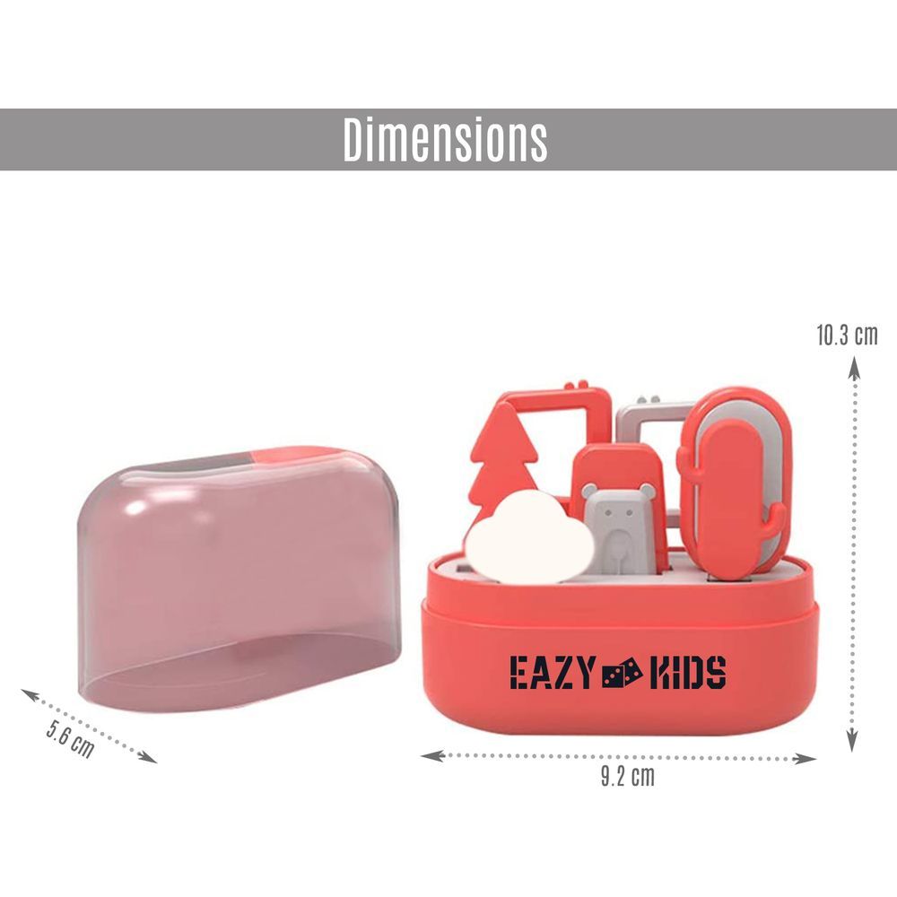 Eazy Kids - 6-in-1 Baby Nail Care Set - Red