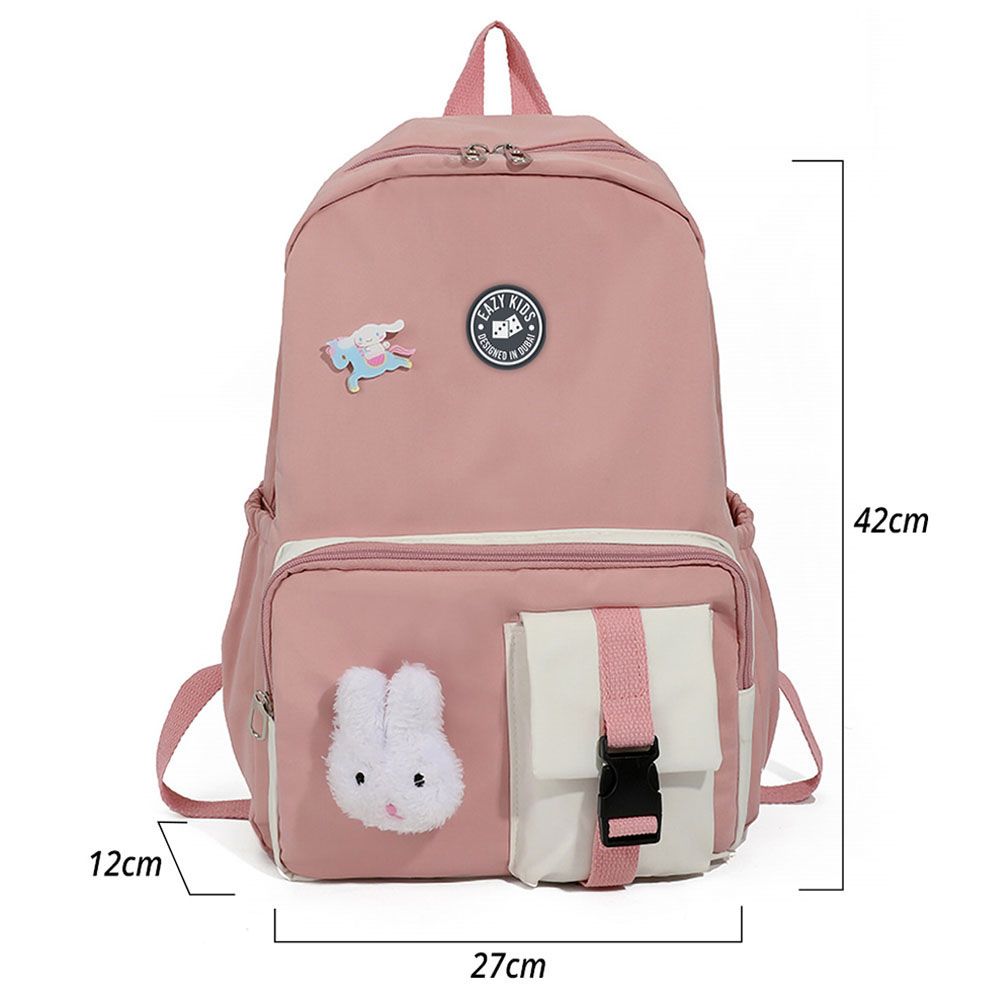 Eazy Kids - Vogue School Bag - Pink - 16.5 Inch