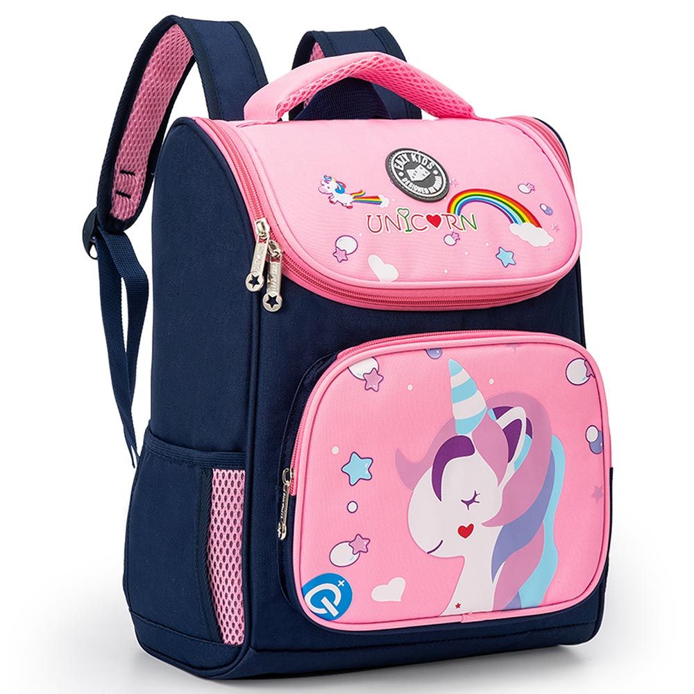 Eazy Kids - Unicorn School Backpack - 16-Inch - Pink