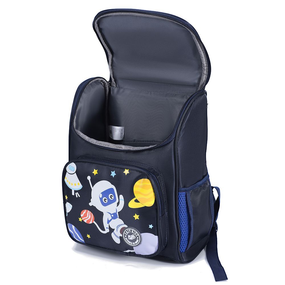 Eazy Kids Astronaut School Bag Blue - 15.4 Inch