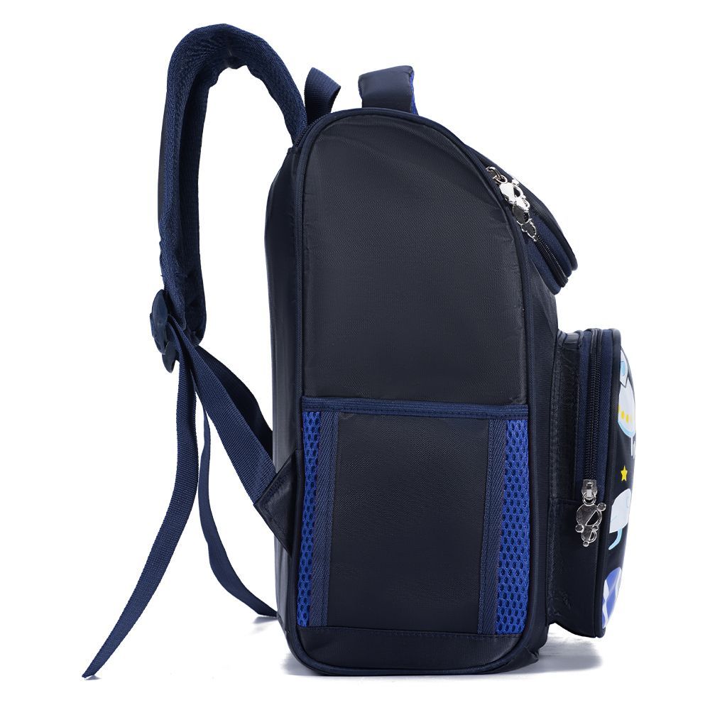 Eazy Kids Astronaut School Bag Blue - 15.4 Inch