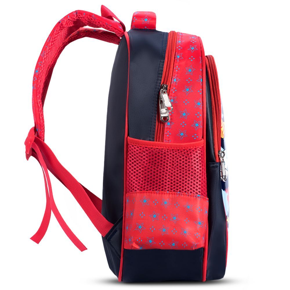 Eazy Kids - Astronaut School Bag - Red - 11.8 Inch