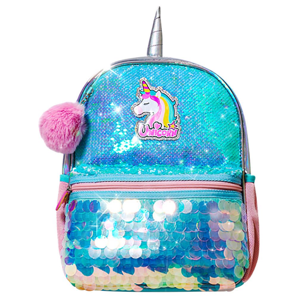 Eazy Kids - Unicorn Sparkle Backpack - 12-Inch - Green