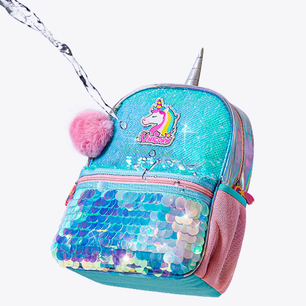 Eazy Kids - Unicorn Sparkle Backpack - 12-Inch - Green