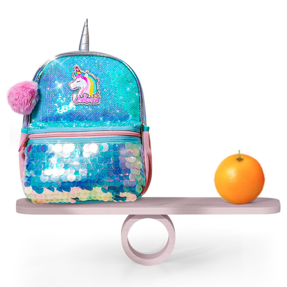 Eazy Kids - Unicorn Sparkle Backpack - 12-Inch - Green