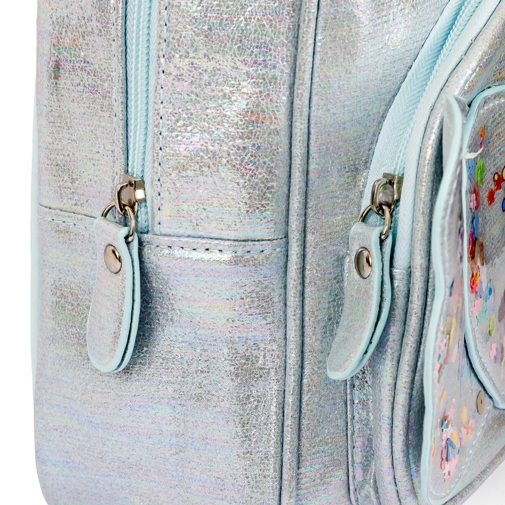 Eazy Kids - School Backpack - 7-Inch - Unicorn Silver