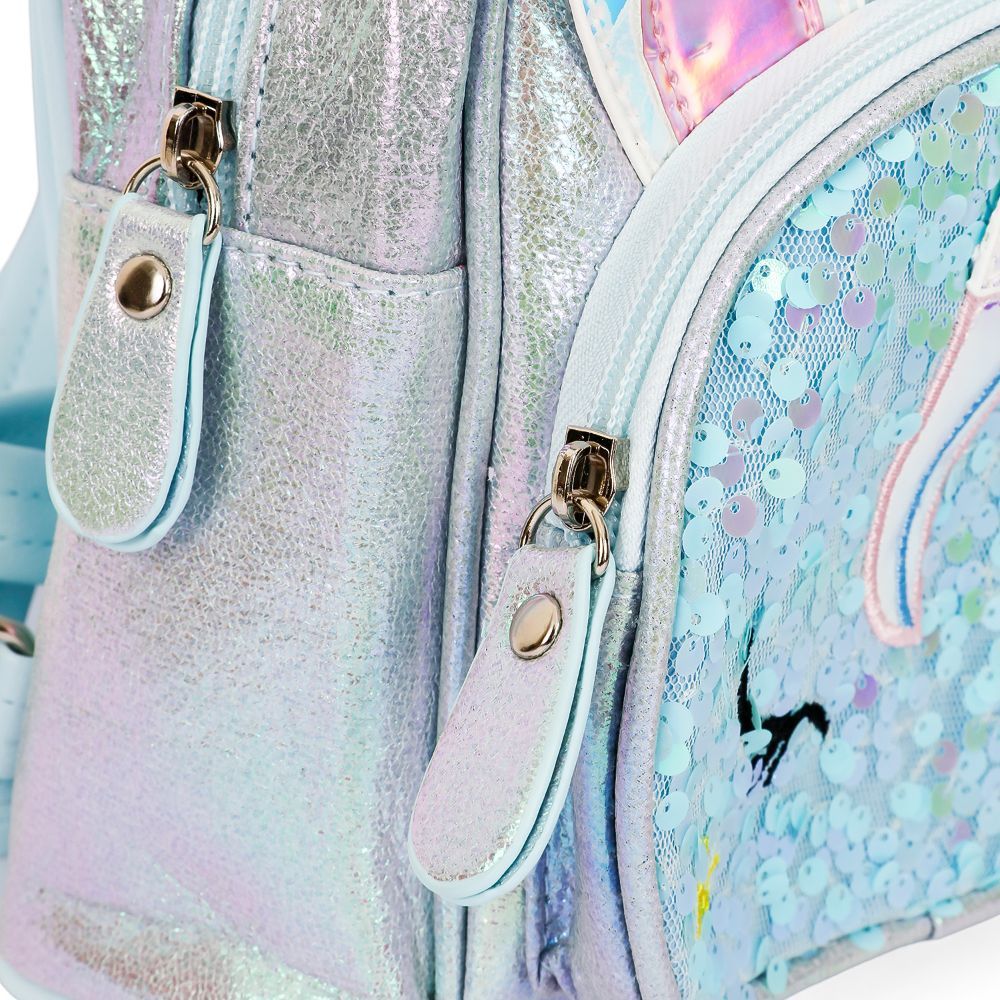 Eazy Kids - Sequin School Backpack - 10-Inch - Unicorn Green