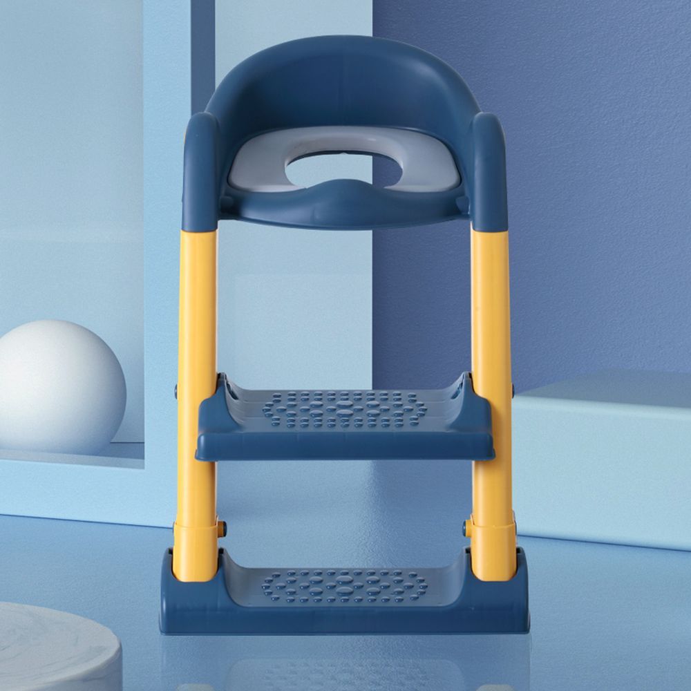 Eazy Kids - Step Stool Foldable Potty Trainer Seat - Blue