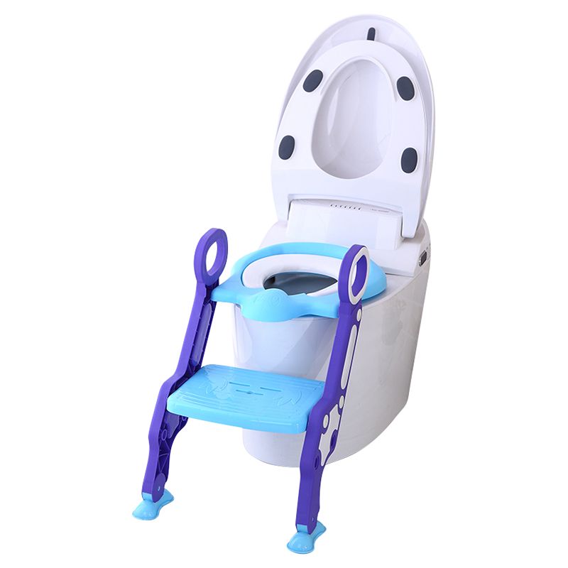 Eazy Kids - Step Stool Foldable Potty Trainer Seat - Blue