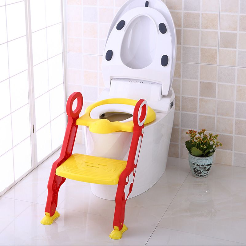 Eazy Kids Step Stool Foldable Potty Trainer Seat - Yellow