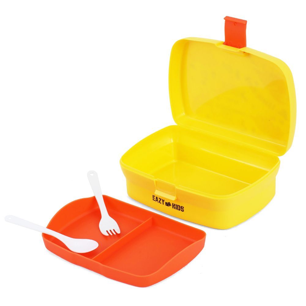 Eazy Kids Bento Lunch Box - Dino Yellow