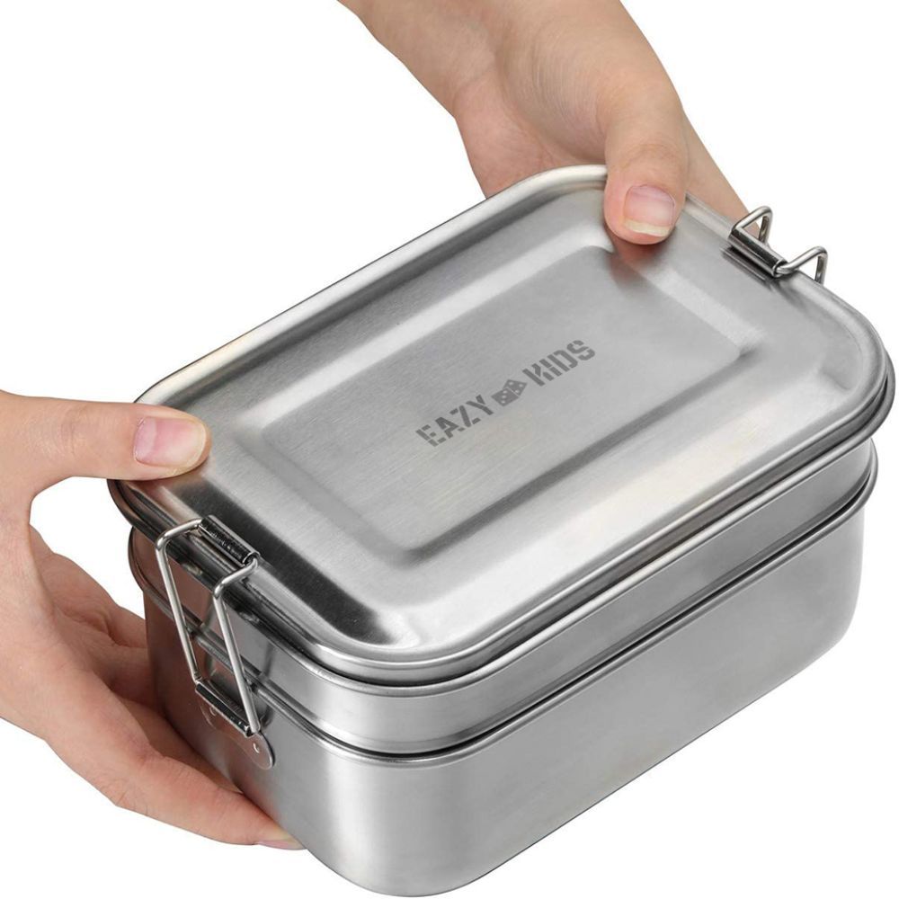 Eazy Kids - Bento Steel Lunch Box - XL- 1340ml