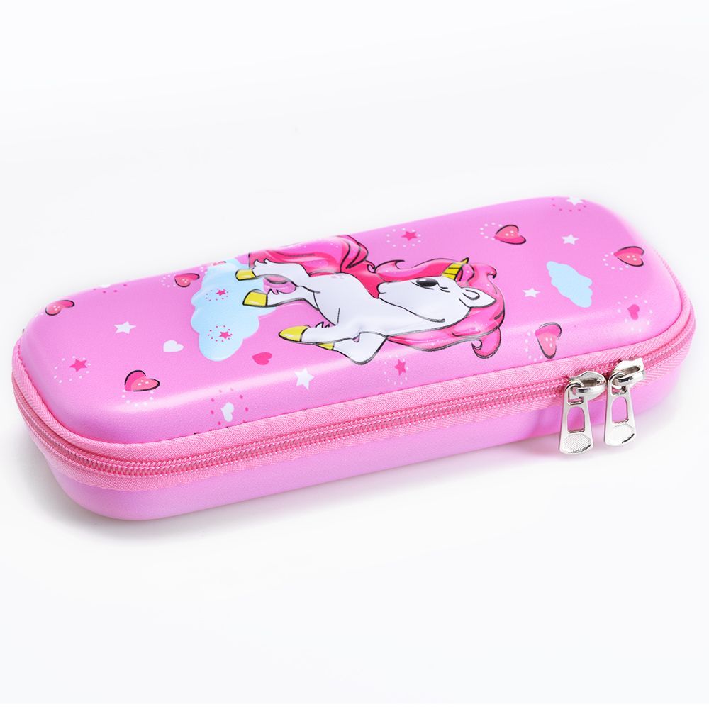 Eazy Kids - 3D Pencil Case - Unicorn Pink