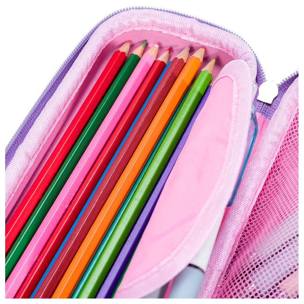 Eazy Kids - 3D Genie Unicorn Pencil Case - Pink