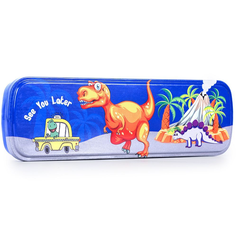 Eazy Kids - Pencil Box - Dino Yellow