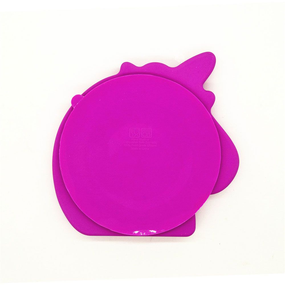 Eazy Kids - Silicon Suction Plate Unicorn Pink