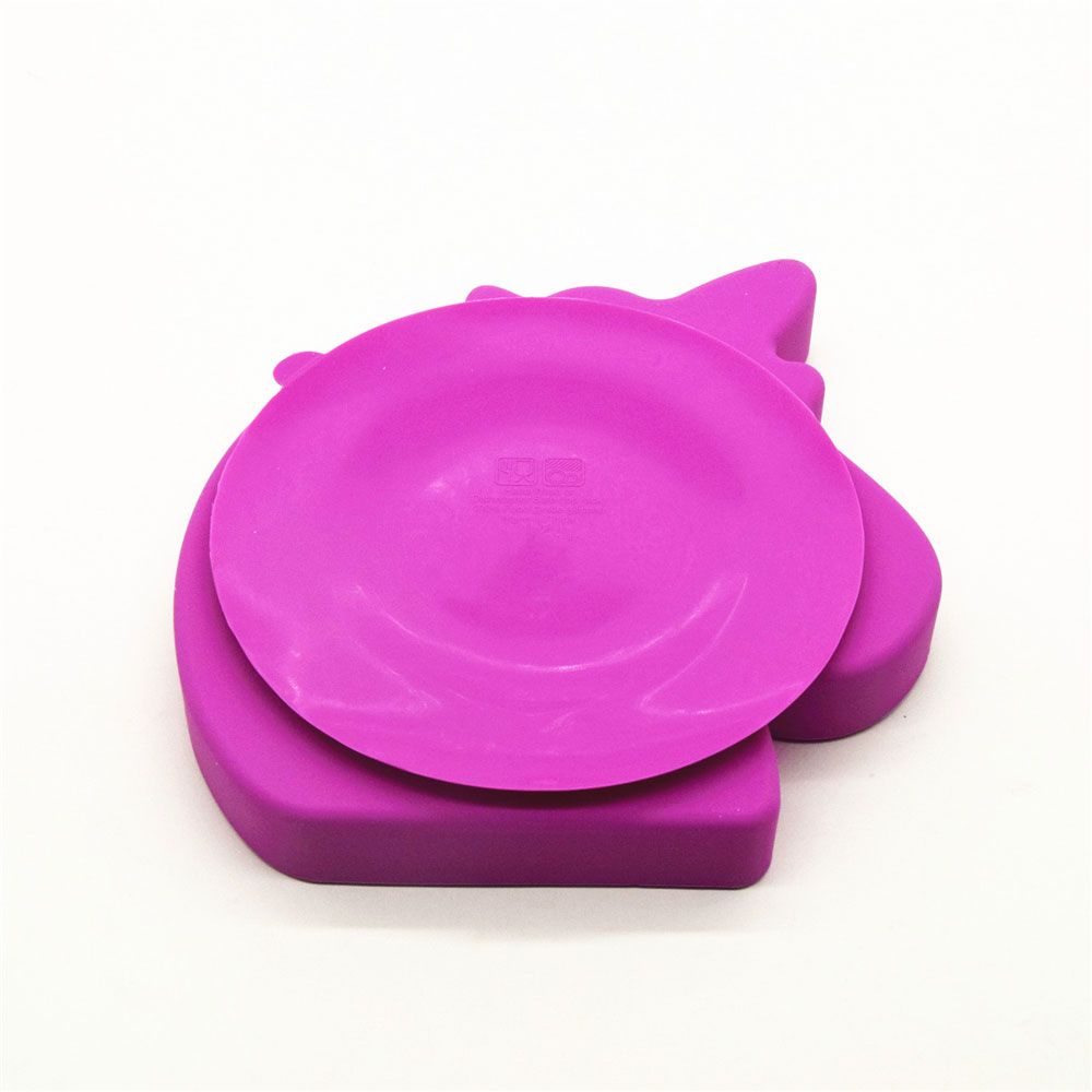 Eazy Kids - Silicon Suction Plate Unicorn Pink