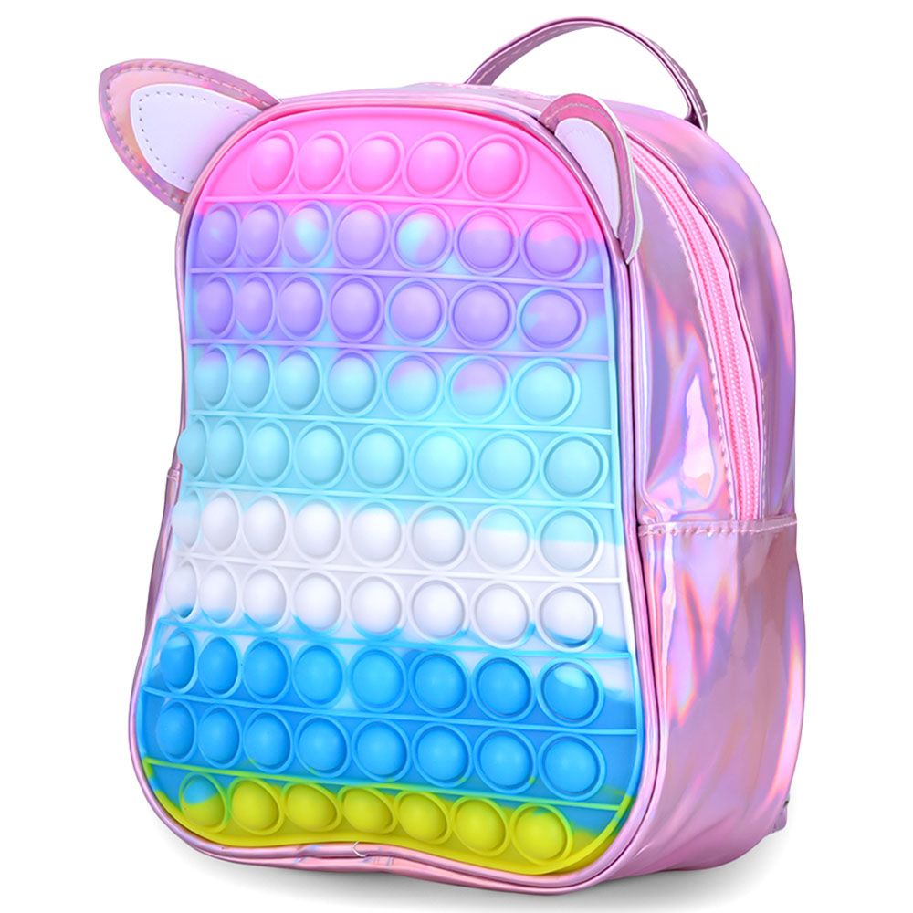 Eazy Kids - Unicorn Pop-It Ears Bag - Pink