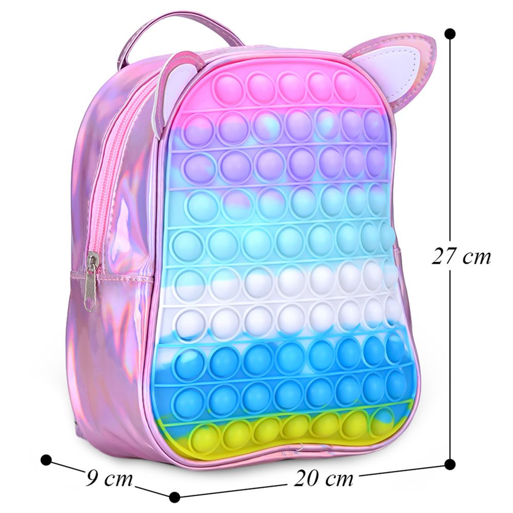 Eazy Kids - Unicorn Pop-It Ears Bag - Pink