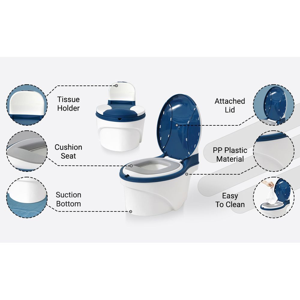 Eazy Kids - Potty Training Seat - Blue