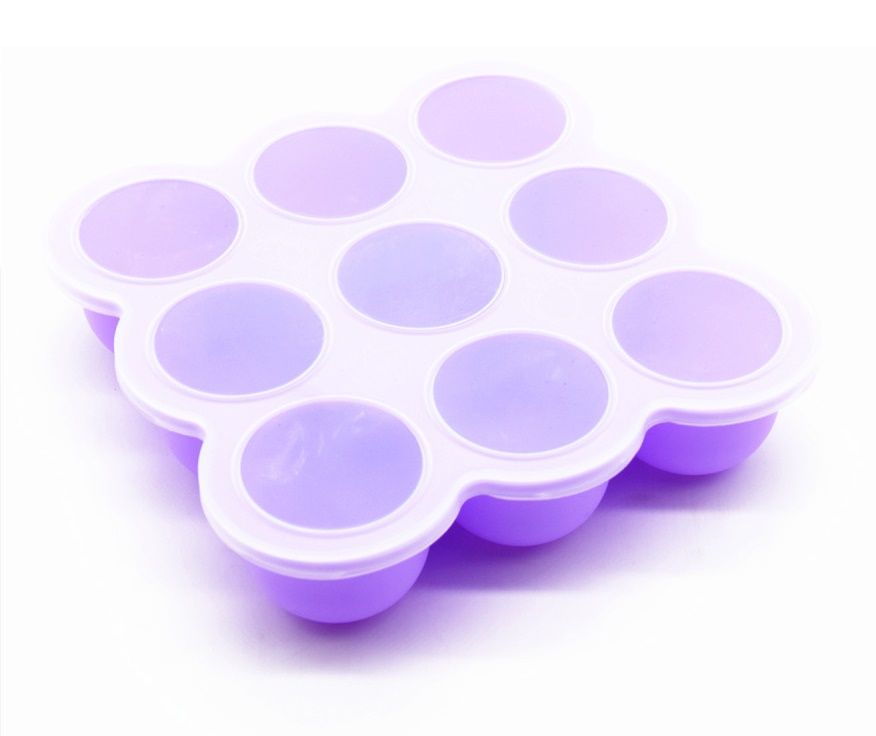 Eazy Kids - Baby Food Freezer Tray - Purple