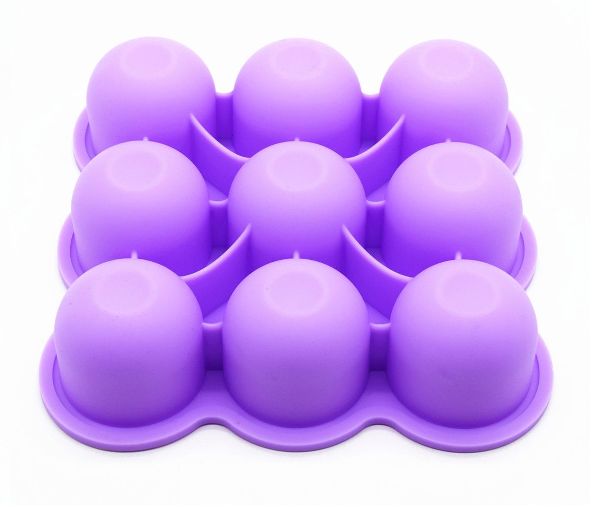 Eazy Kids Plate - Baby Food Freezer Tray - Purple