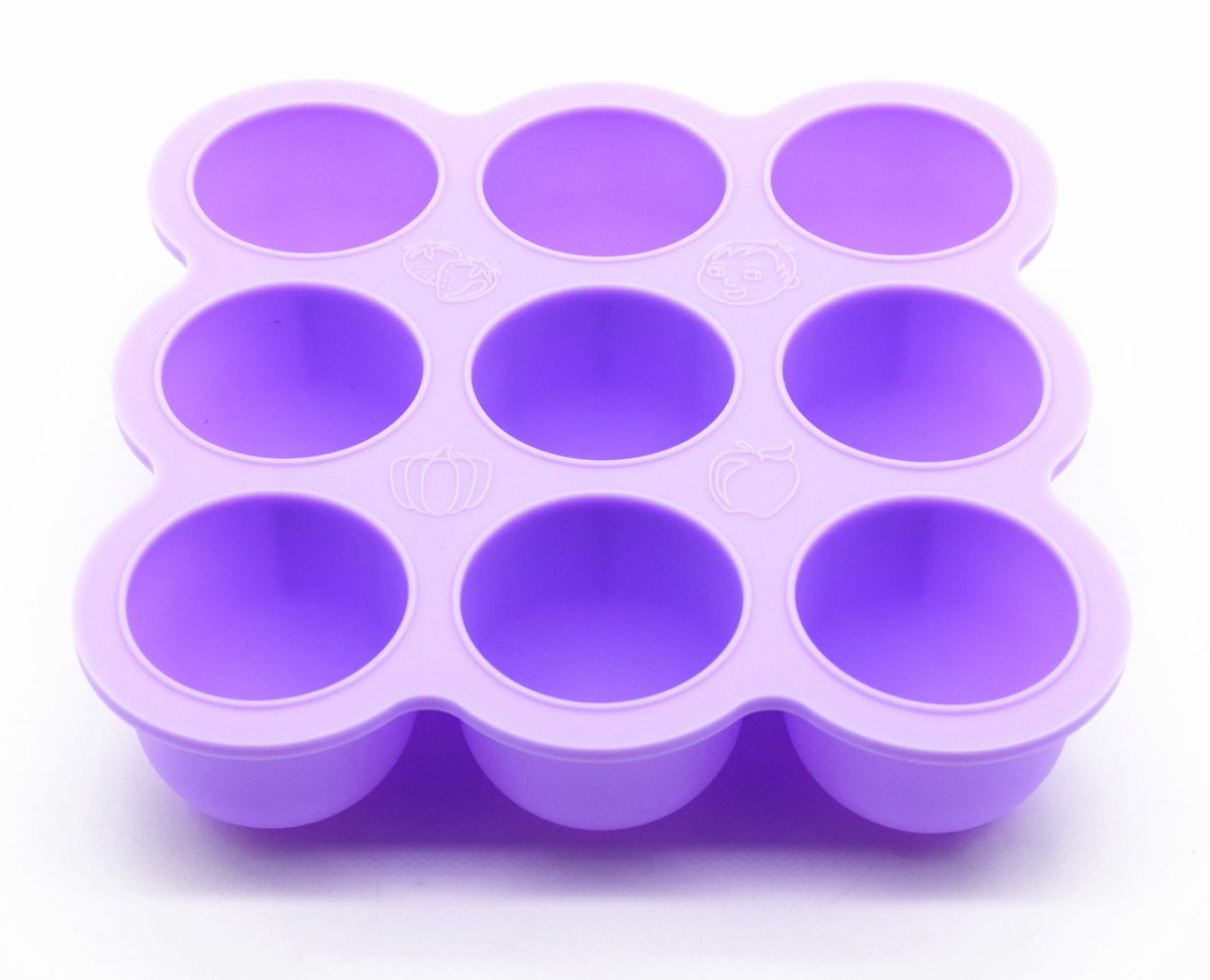 Eazy Kids Plate - Baby Food Freezer Tray - Purple