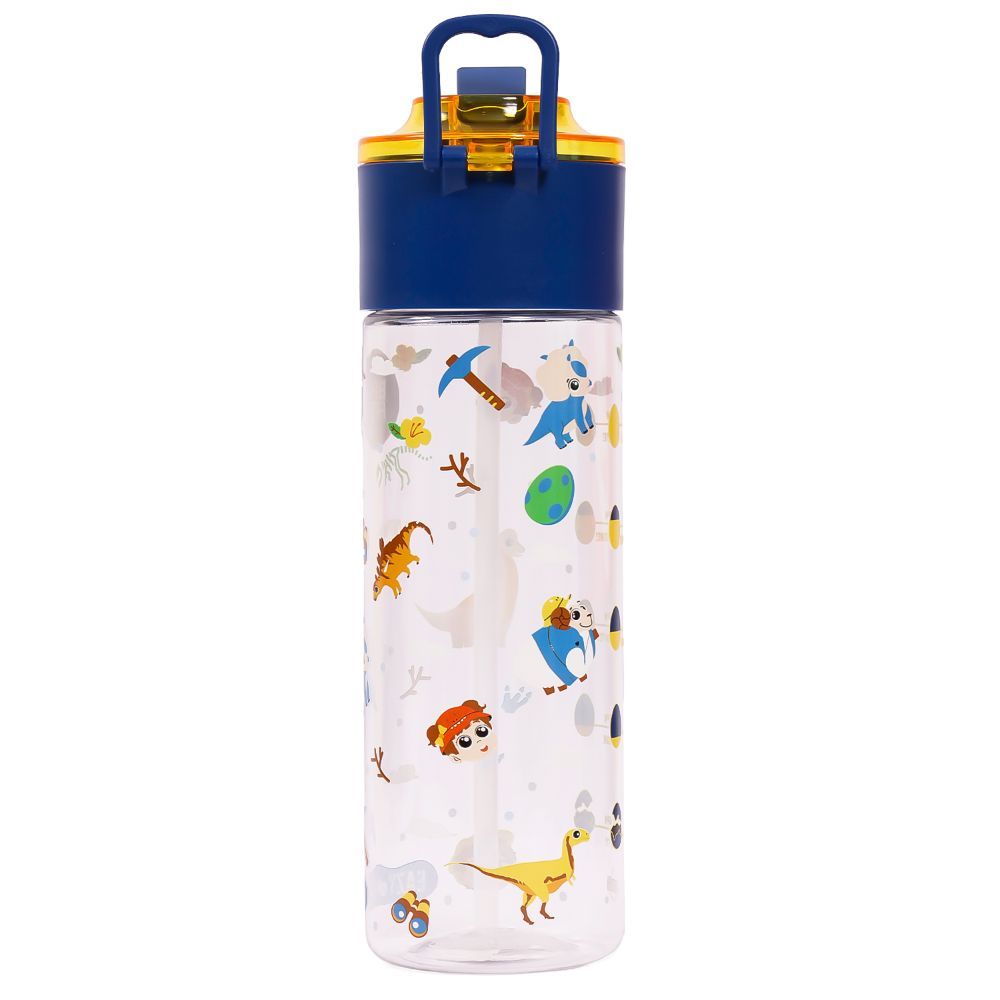 Eazy Kids - T-Rex Tritan Water Bottle W/ Snack Box 450ml - Blue