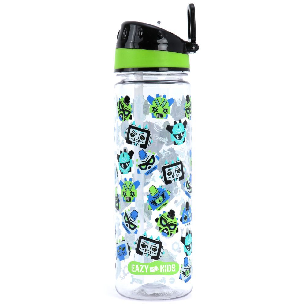 Eazy Kids - Gen Z Tritan Water Bottle W/ Handle 650ml - Black