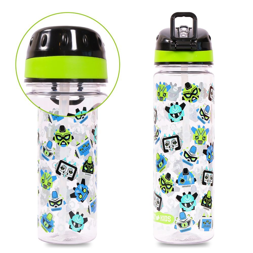 Eazy Kids - Gen Z Tritan Water Bottle W/ Handle 650ml - Black