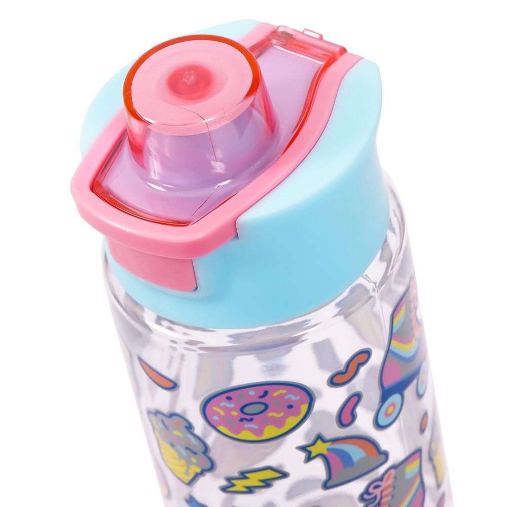 Eazy Kids - Gen Z Skater Tritan Water Bottle W/ Lid 750ml - Blue