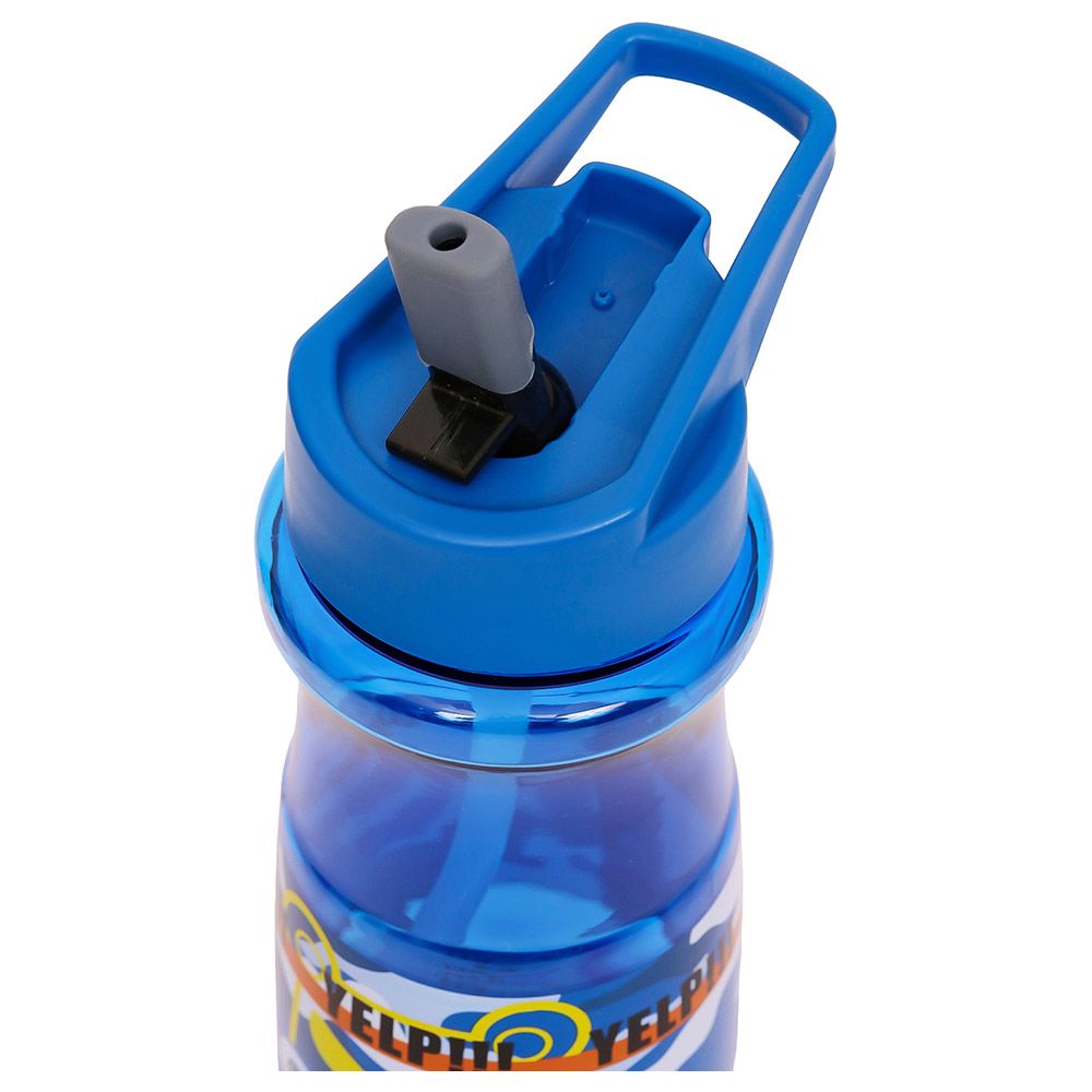 Eazy Kids - Water Bottle w/ Straw 500ml - Blue