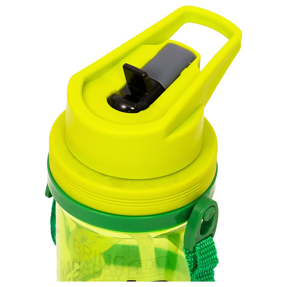 Eazy Kids - Water Bottle w/ Straw & Strap 500ml - Green