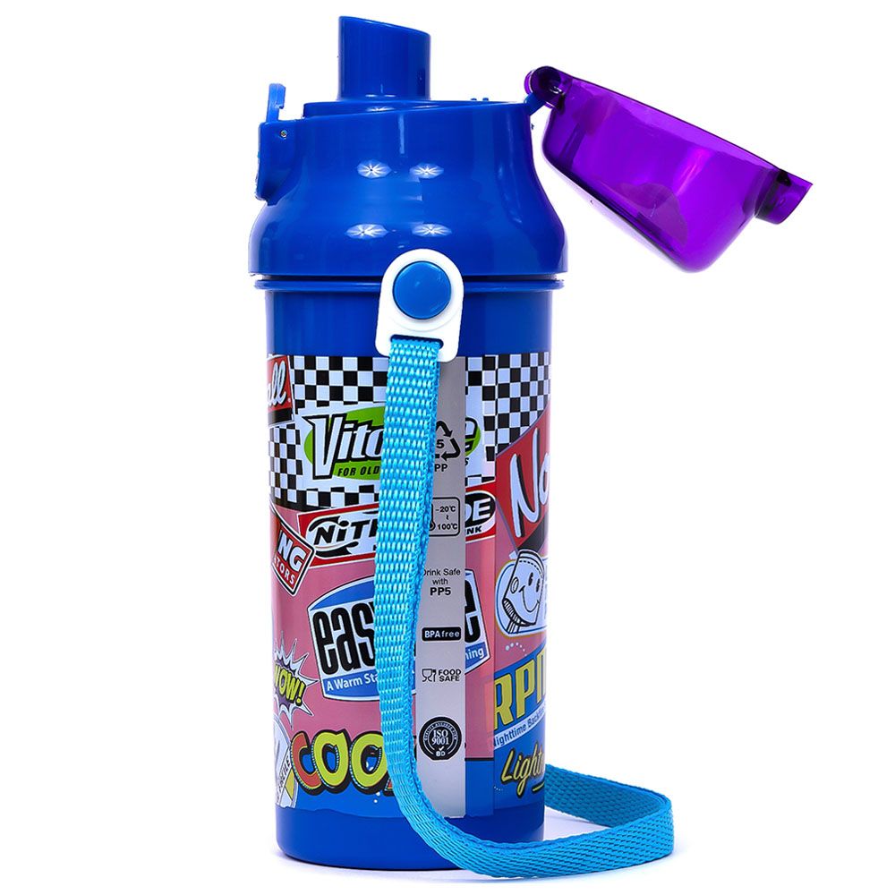 Eazy Kids - Water Bottle 600ml - Blue