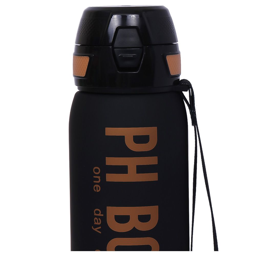 Eazy Kids - Water Bottle w/ Strap 1000ml - Black