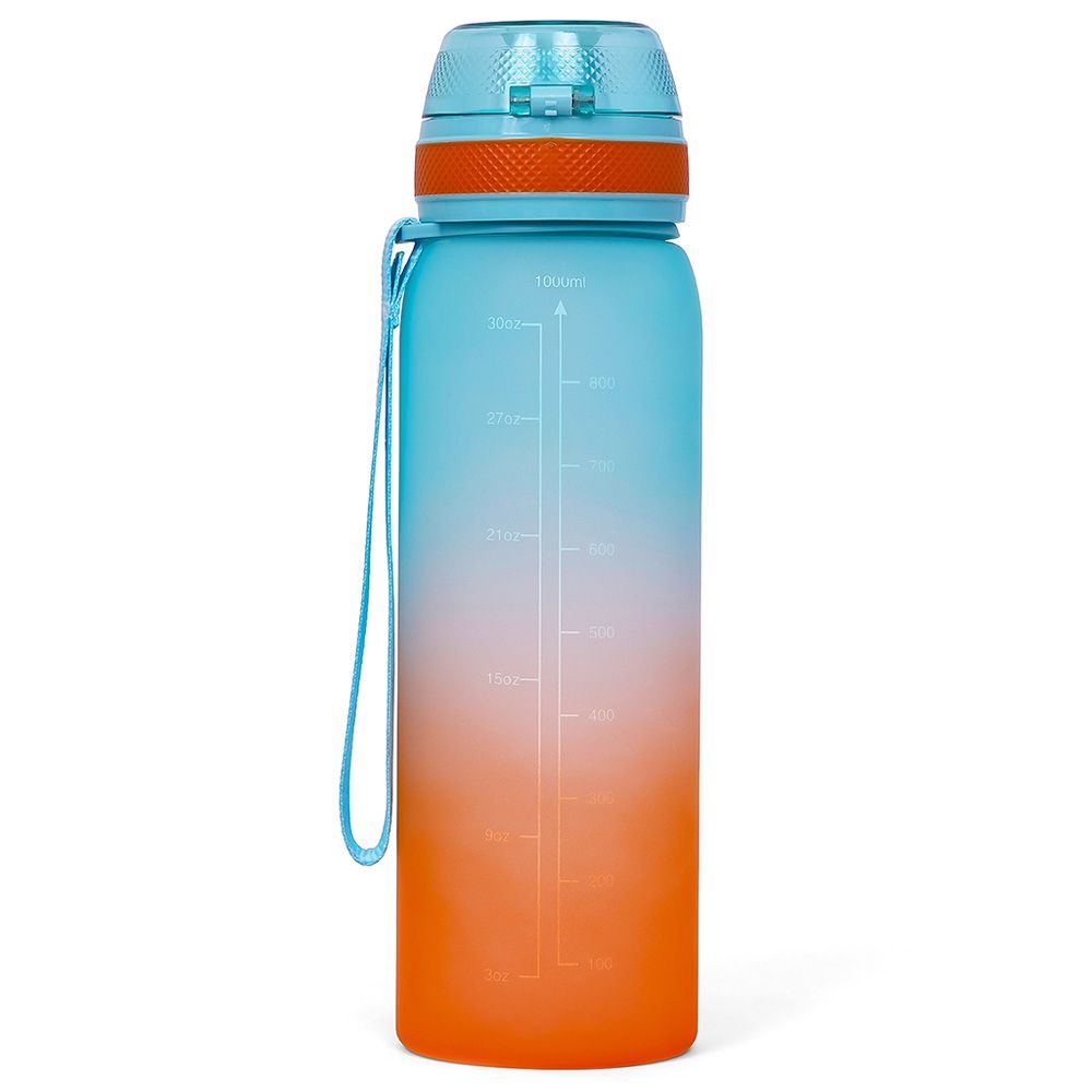 Eazy Kids - Water Bottle w/ Strap 1000ml - Blue