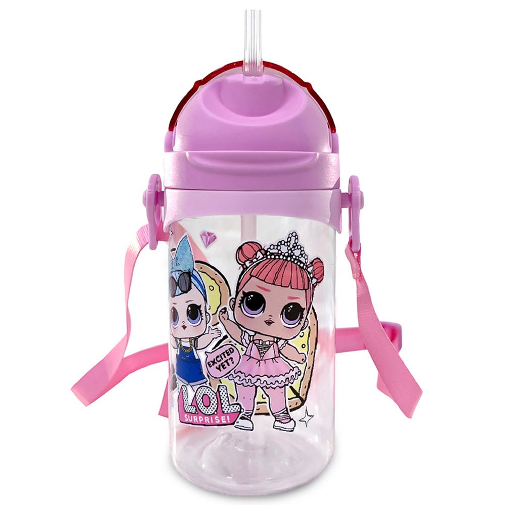 Eazy Kids - Dolly Water Bottle - 350ml - Pink