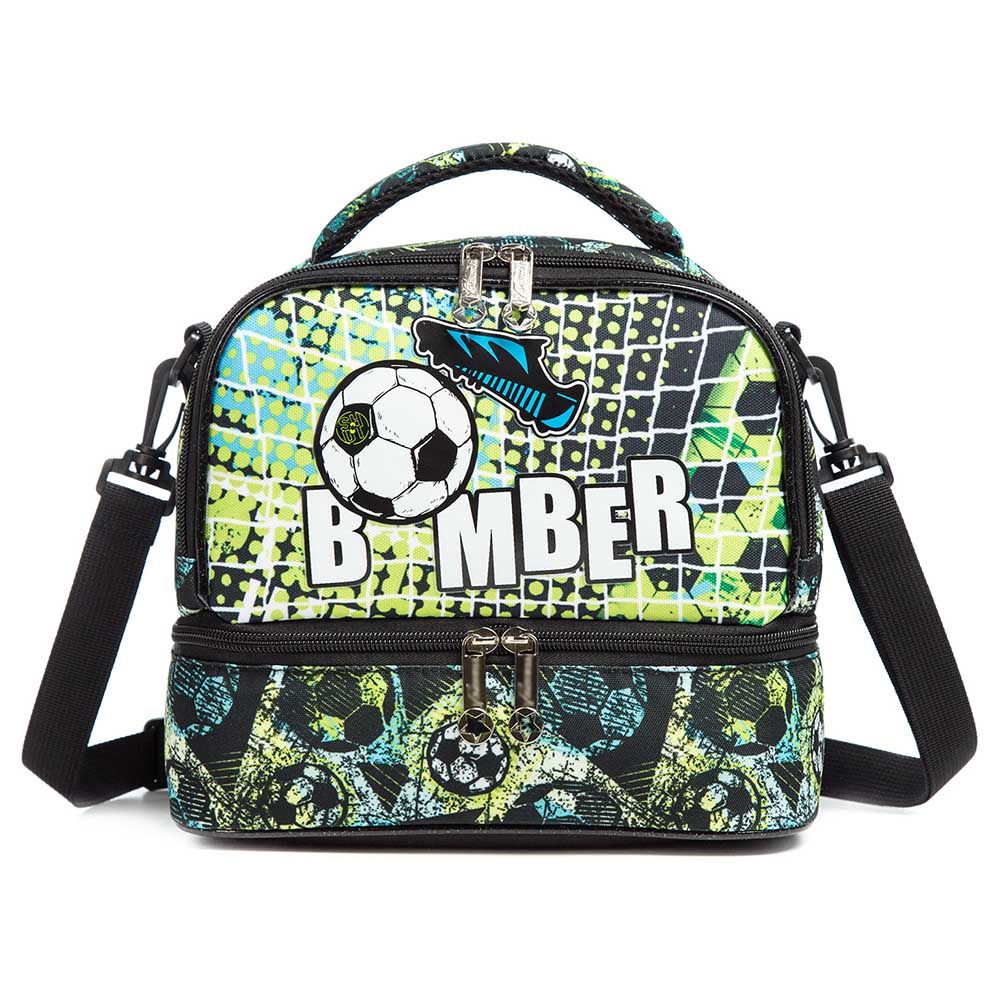 Eazy Kids - Bottle/Lunch Bag - Football Green