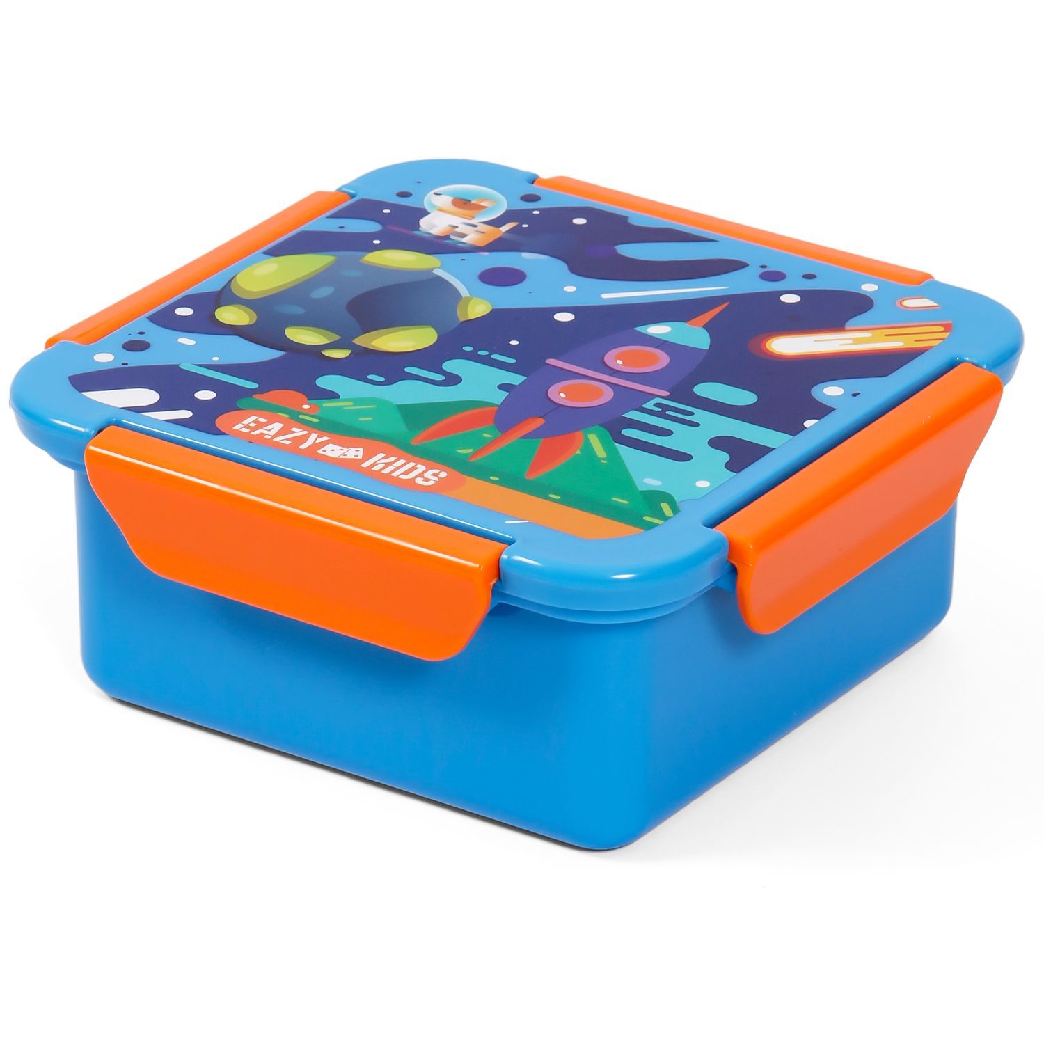 Eazy Kids - Space Lunch Box 650ml - Blue