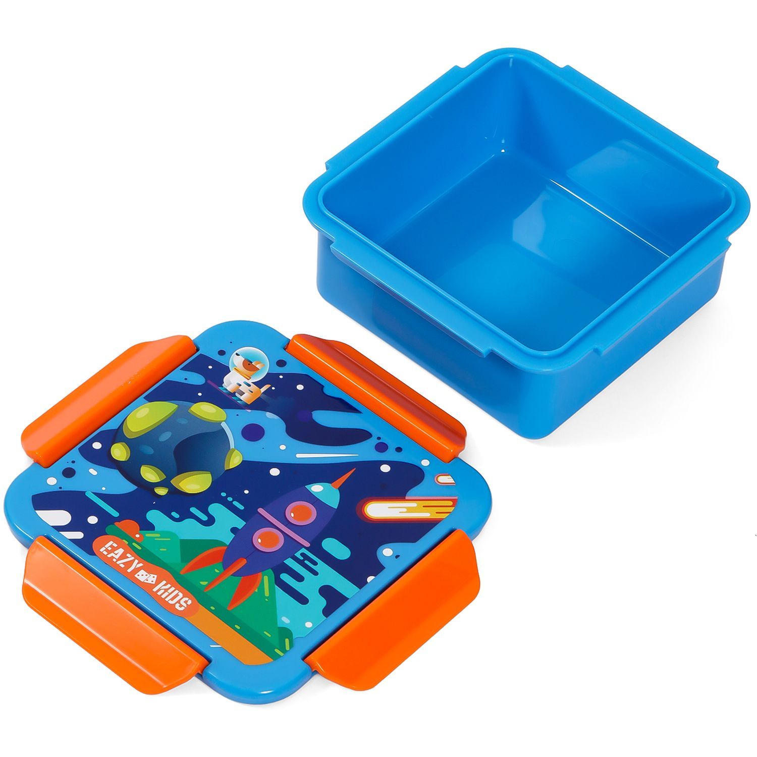 Eazy Kids - Space Lunch Box 650ml - Blue