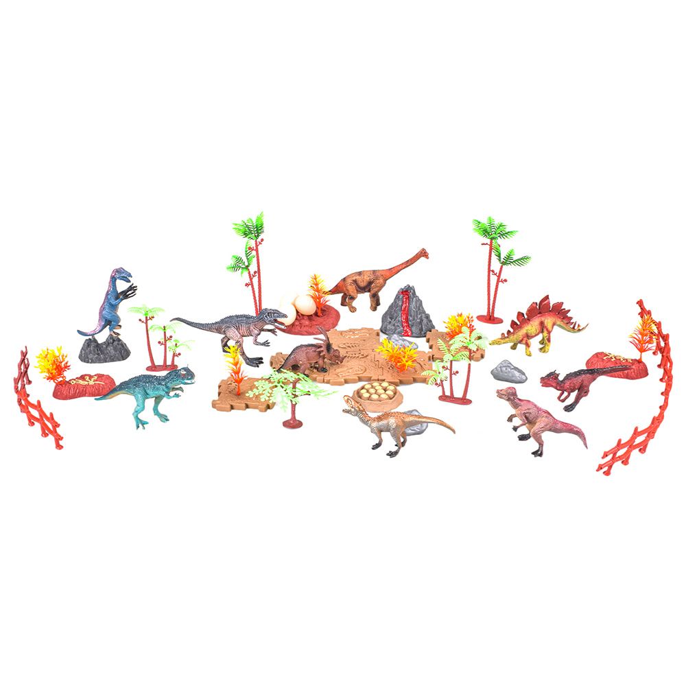 Little Story - Toy Dino World Set - 18Pcs