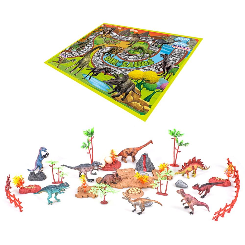 Little Story - Toy Dino World Set - 18Pcs