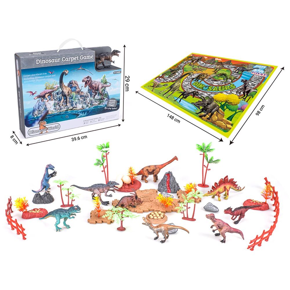 Little Story - Toy Dino World Set - 18Pcs